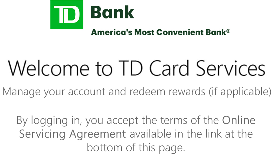 TD Card Services